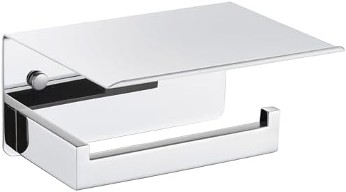 APLusee Polished Chrome Toilet Paper Holder by APLusee