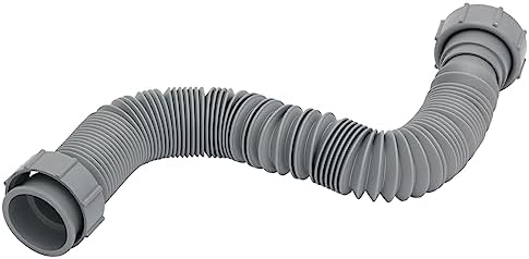 Flexible P-Trap Kit, 1-1/2 Inch Adjustable Drain Pipe by Omosiroi