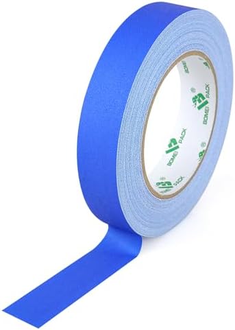 BOMEI PACK Blue Gaffer Tape, Matte Non-Reflective, 1inch x 30yds No Residue - Image 4