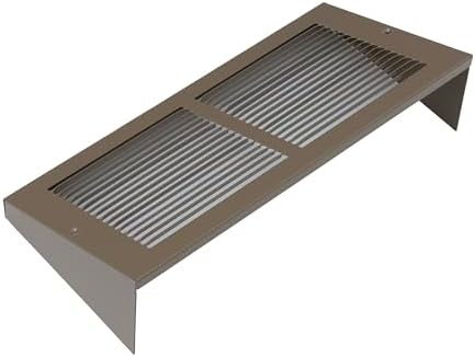 Fits 14x6 Duct Opening | Steel Triangular Baseboard Return Air Grille by Handua - Image 6