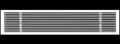 HVAC Premium 48"W X 4"H Linear Aluminum Clip-On Bar Return Air Grille by HVACPremium