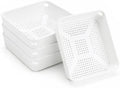 4 Pcs 8.3 Inch Floor Sink Drain Cover, Square Drain Basket Alternative by moonoom
