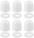 6 Pcs Toilet Bolt Caps, Push-On Bowl Covers 1.44" Snap-On Floor Screw Cap by Unknown