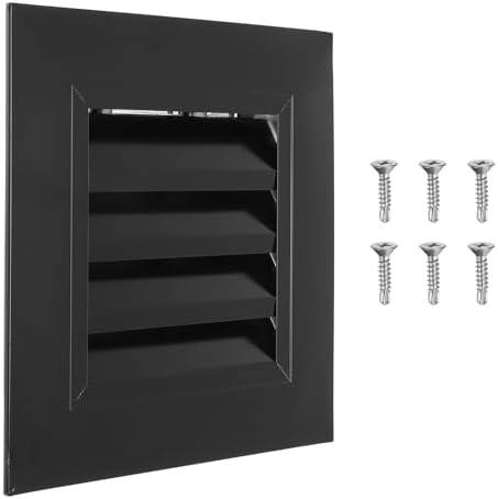 PATIKIL 8 x 8 Inch Gable Vent, 6 x 6 Inch Duct Opening Size by PATIKIL