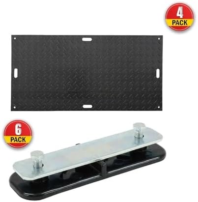 Mytee Products 4' x 8' Ground Protection Mats Kit w/ 6 Pcs Single Connectors - Image 2