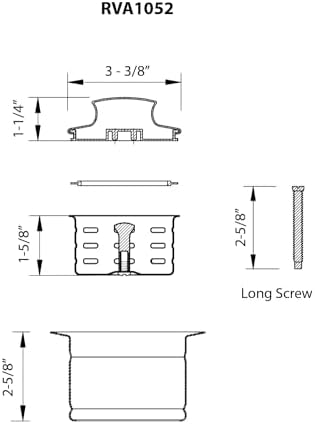 Ruvati Extended Garbage Disposal Flange - Image 4