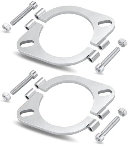 EVIL ENERGY 3.5 Inch Split Flange Repair Kit, Exhaust Flat Oval Flange by EVILENERGY