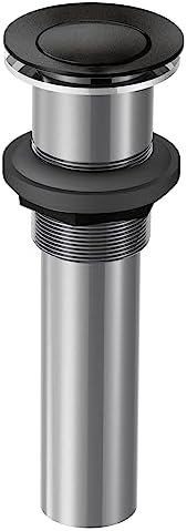 Moen 140780BL Bathroom Vessel Sink Pop-Up Drain Assembly, Matte Black by Unknown