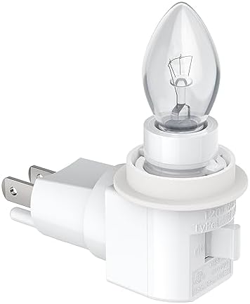 TWDRTDD Plug in Night Light, Adjustable E12 Base Socket Night Light by LightingAccessories