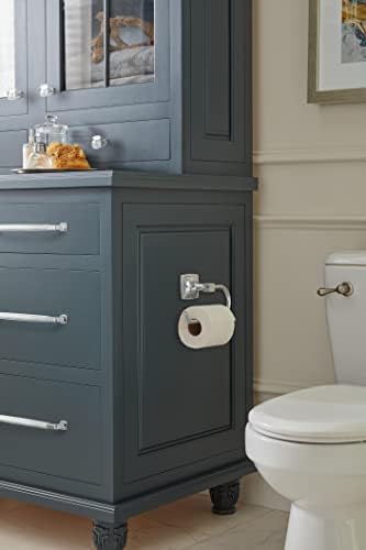 Amerock Stature 6-5/16" Chrome Single Post Toilet Paper Holder - Image 2