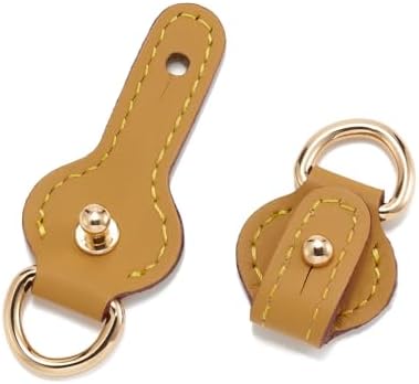 DEVPSISR 2Pcs Vachetta Leather D Rings by DEVPSISR