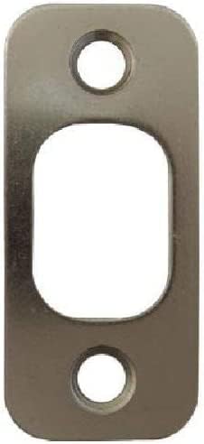Deadbolt Strike Plate Door Backplate 1" x 2 1/4" Round Corner by RO6G
