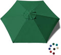EliteShade USA 7.5FT Replacement Covers 6 Ribs Market Patio Umbrella Canopy by EliteShade