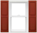 Polaris Homeside Raised Panel Vinyl Shutters 14-1/2in. x 71in. by Polaris