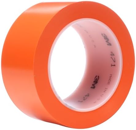 3M Vinyl Tape 471, 5.2 mil, 2 in x 36 yd, 1 Roll by 3MIndustrial