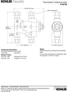 KOHLER K-99799-NA Under-Counter Thermostatic Mixing Valve - Image 3