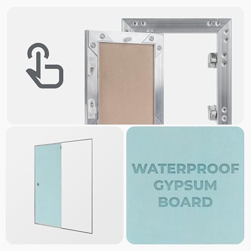 12" x 16" Drywall Access Panel – Aluminum Frame Gypsum Hatch Access Panel - Image 3
