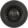 Houzer 3-1/2" Matte Black Garbage Disposal Flange by Houzer