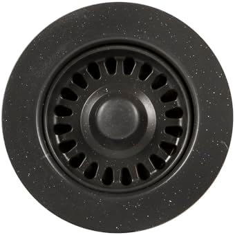 Houzer 3-1/2" Matte Black Garbage Disposal Flange by Houzer