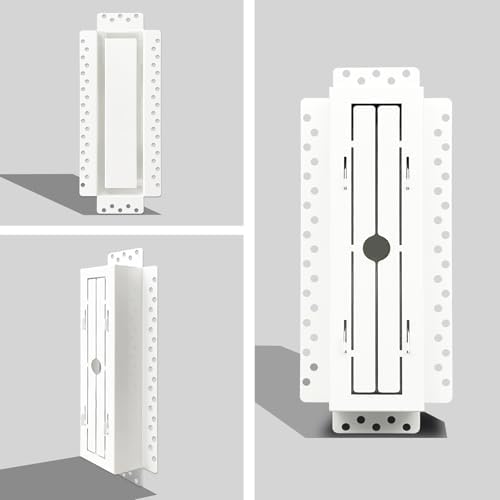 3x10 Inch Steel Recessed Flush Wall Vent Cover - Image 2