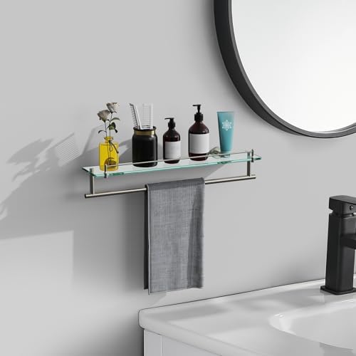 24-Inch Tempered Glass Bathroom Shelf - Image 6