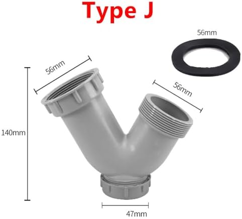 Universal Kitchen Sink Drain Pipe Adapter Replacement, Drain Hose Connector - Image 2
