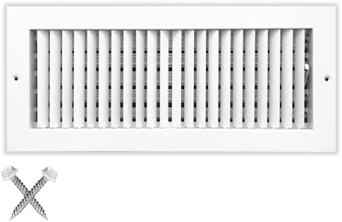HVAC Premium 14''w x 4''h Adjustable AIR Supply Diffuser by HVACPremium