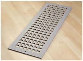 Reggio Register Square Series Pattern Floor Grille, Rust-Resistant Vent Cover - Image 2