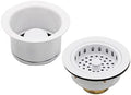 Westbrass CO2196-50 Combo Pack 3-1/2" Post Style Large Kitchen Sink Basket by Westbrass