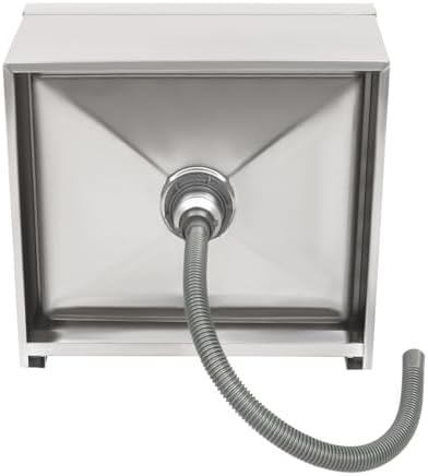 Commercial Mop Sink 24x24x13in, 304 Stainless Steel Utility Mop Basin - Image 6