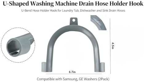 U‑Shaped Drain Hose Hook, Dishwasher Drain Hose Bracket - Image 2