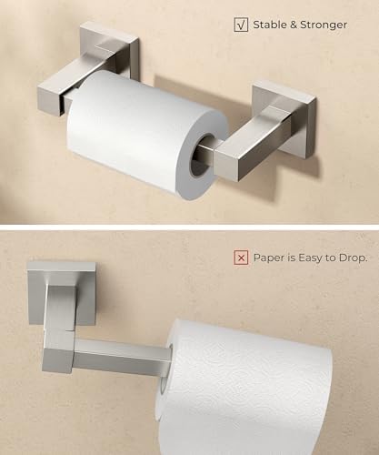 FORIOUS Commercial Toilet Paper Holder Wall Mount Bathroom Tissue Holder - Image 6