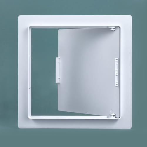 QWORK Access Panel for Drywall, 2 Pack 8 x 8 Inch ABS Plastic Access Door - Image 7