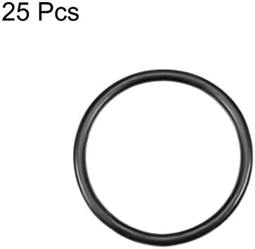 uxcell Nitrile Rubber O-Rings 37mm OD 32mm ID 2.5mm Width, Metric Nitrile - Image 2