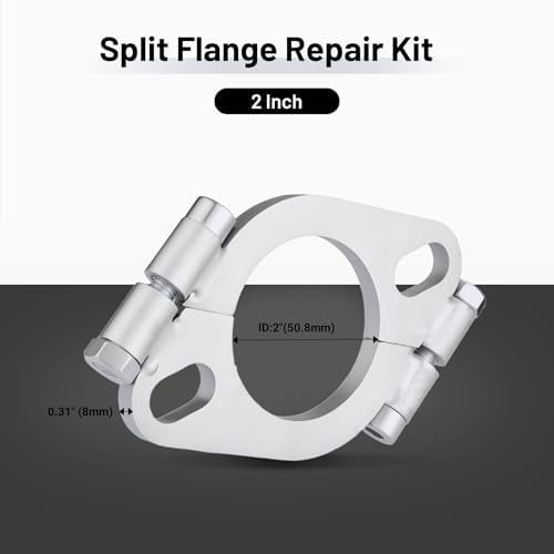 EVIL ENERGY Split Flange Repair Kit, Exhaust Flat Oval Flange Connection - Image 2