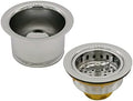 Westbrass CO2195-05 COMBO PACK 3-1/2" Wing Nut Twist Style Large Kitchen Sink by Westbrass