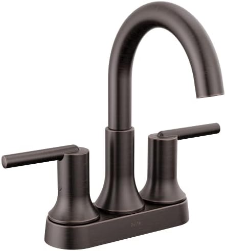 Delta Faucet Trinsic Oil Rubbed Bronze Bathroom Faucet, Bathroom Sink Faucet by Unknown
