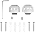 1 Set Towel Bar Mounting Hardware, Stainless Steel Brackets by Xhziy