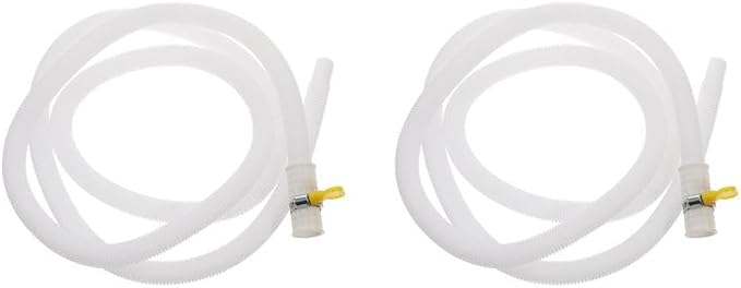 Cabilock 2pcs Washer Drain Hose Extension Air Conditioner Outlet Tube Clamp - Image 9