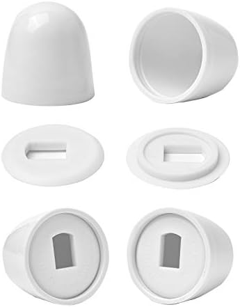 6Packs Universal Toilet Bolt Caps, Round Toilet Bowl Bolt Caps Covers - Image 2
