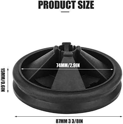 Garbage Disposal Splash Guards, 3 3/8" EPDM Rubber Drain Insert - Image 2