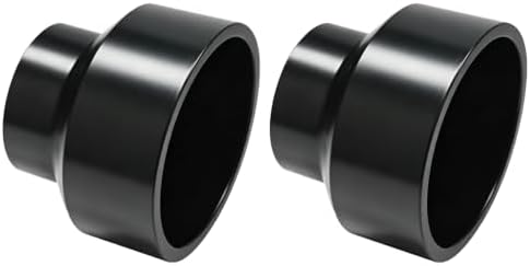 LESSO 2PCS 1-1/2" x 1-1/4"ABS Increaser Reducer Coupling by LESSO