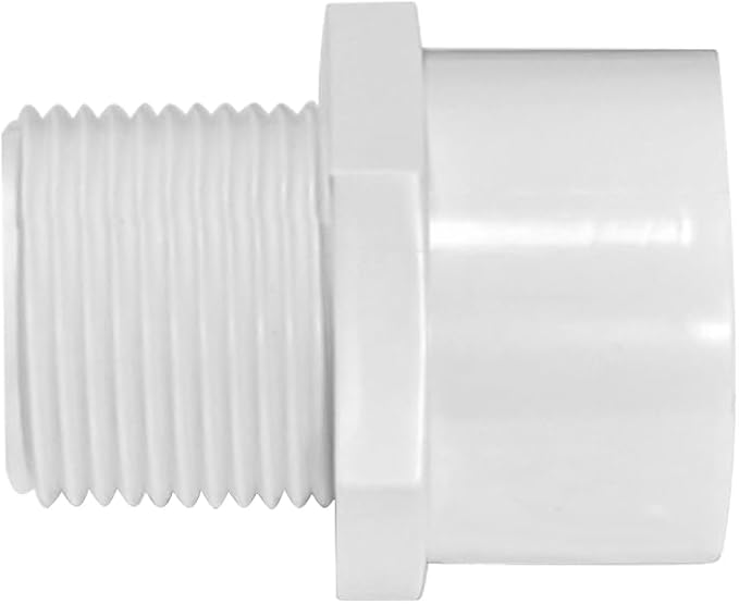 3/4 Inch White 2-Way SCH40 PVC Male Adapter Pipe Fittings， pipe fittings - Image 7