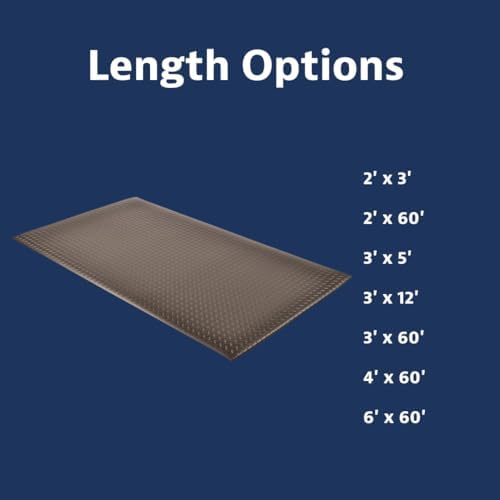 NoTrax 418 Diamond Tred™ 6' x 60' x 5/8" Anti Fatigue Mat - Image 6