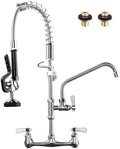 Brushed Nickel Commercial Kitchen Faucet by IVIGA