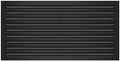 BUILDMART - 36x18 Modern AC Vent Cover - Decorative Black Aluminum Air Vent - by TexasBuildmart