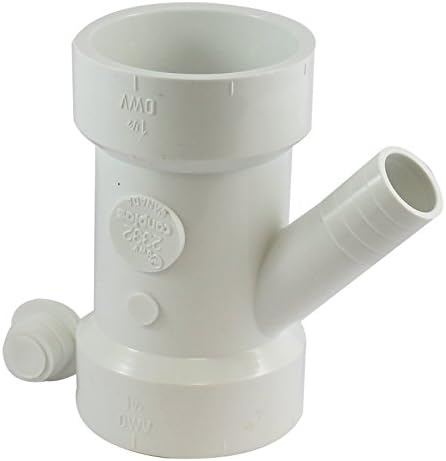 1-1/2"×1-1/2"x1/2" DWV PVC Dishwasher Wye by Unknown