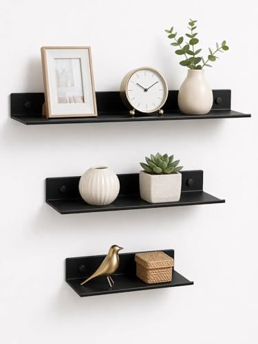 Z metnal Bathroom Shelf, Small Floating Wall Shelves, Decorative Ledge Shelf by Zmetnal