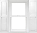 Polaris Homeside Raised Panel Vinyl Shutters 14-1/2in. x 55in. by Polaris