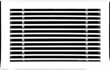 HVAC Premium 12"W X 4"H Linear Aluminum Clip-On Bar Return Air Grille by HVACPremium